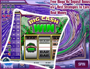 Real cash bingo no deposit